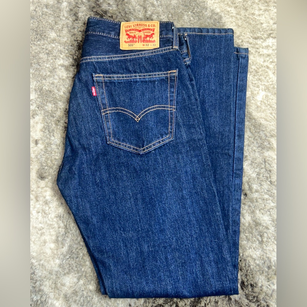 Levi's  505 Dark Denim Jeans NWOT